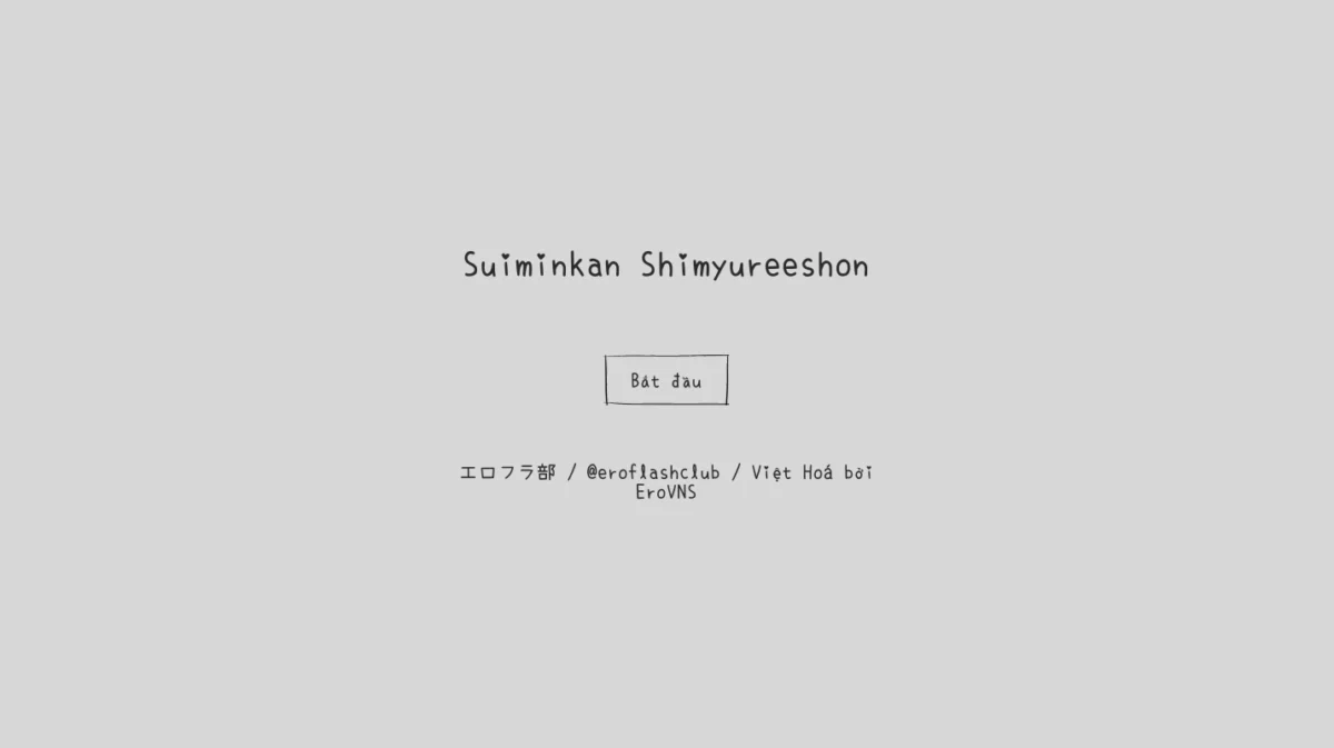 [Việt Hoá] Suiminkan Shimyureeshon | PC/Android