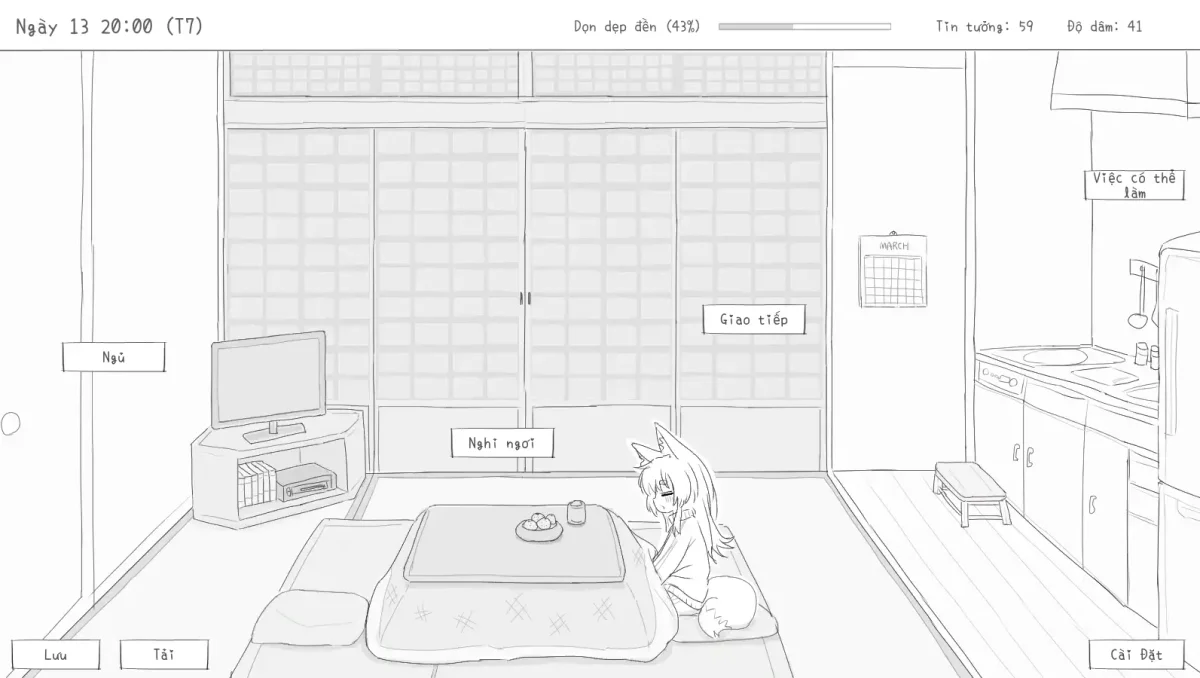 Living with a Little Fox Girl